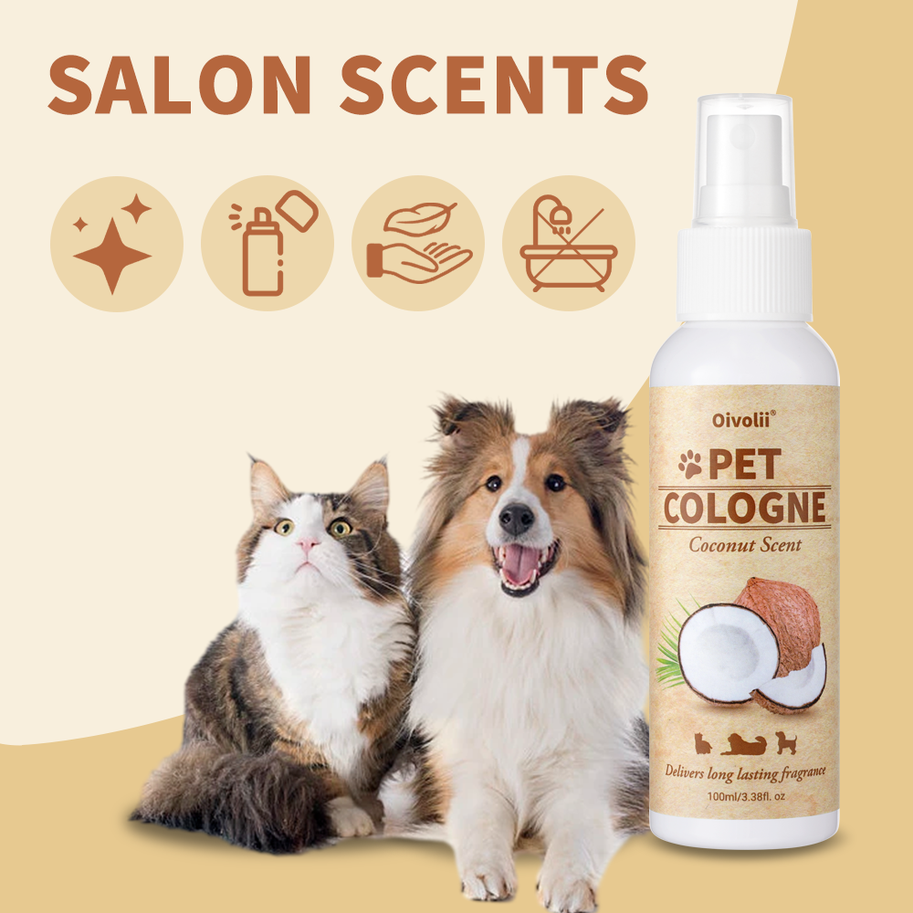 Pet Cologne Spray - Pet Deodorizing Spray for Dogs Coconut