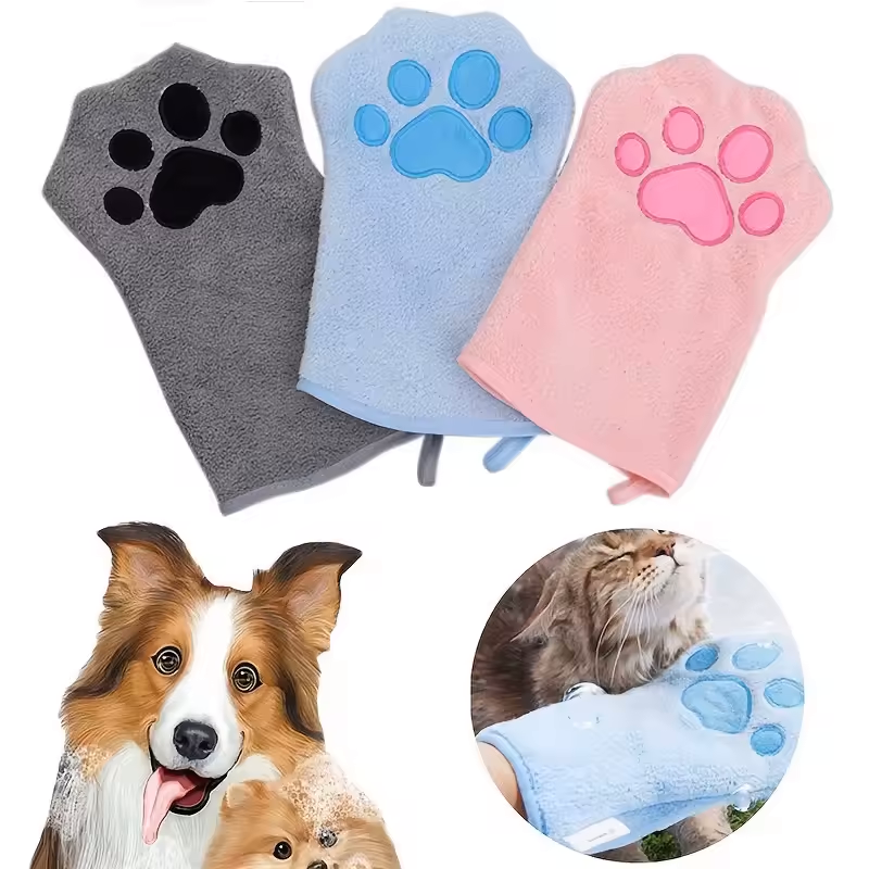 Pet Towel Glove Dog Specific Q - Pet Supplies First ulasan dan harga