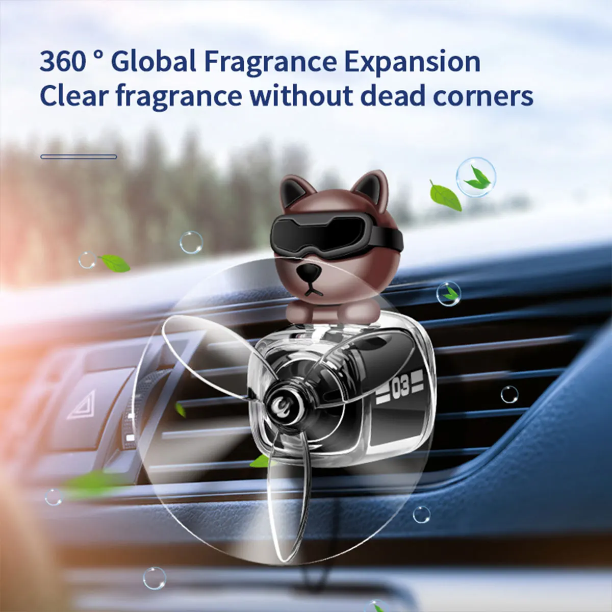 Car Vent Clip Air Outlet Aroma - Pet Cologne Spray ulasan dan harga