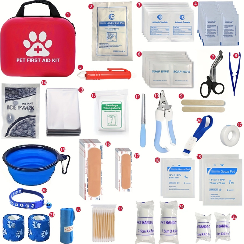 Pet First Aid Kit: Contains em - Pet Supplies First ulasan dan harga
