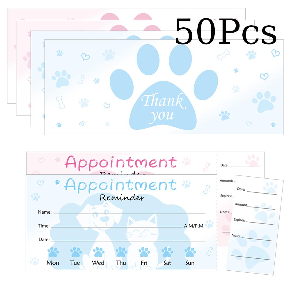 50Pcs Cat Dog Pet Appointment  - Pet Supplies Vet ulasan dan harga