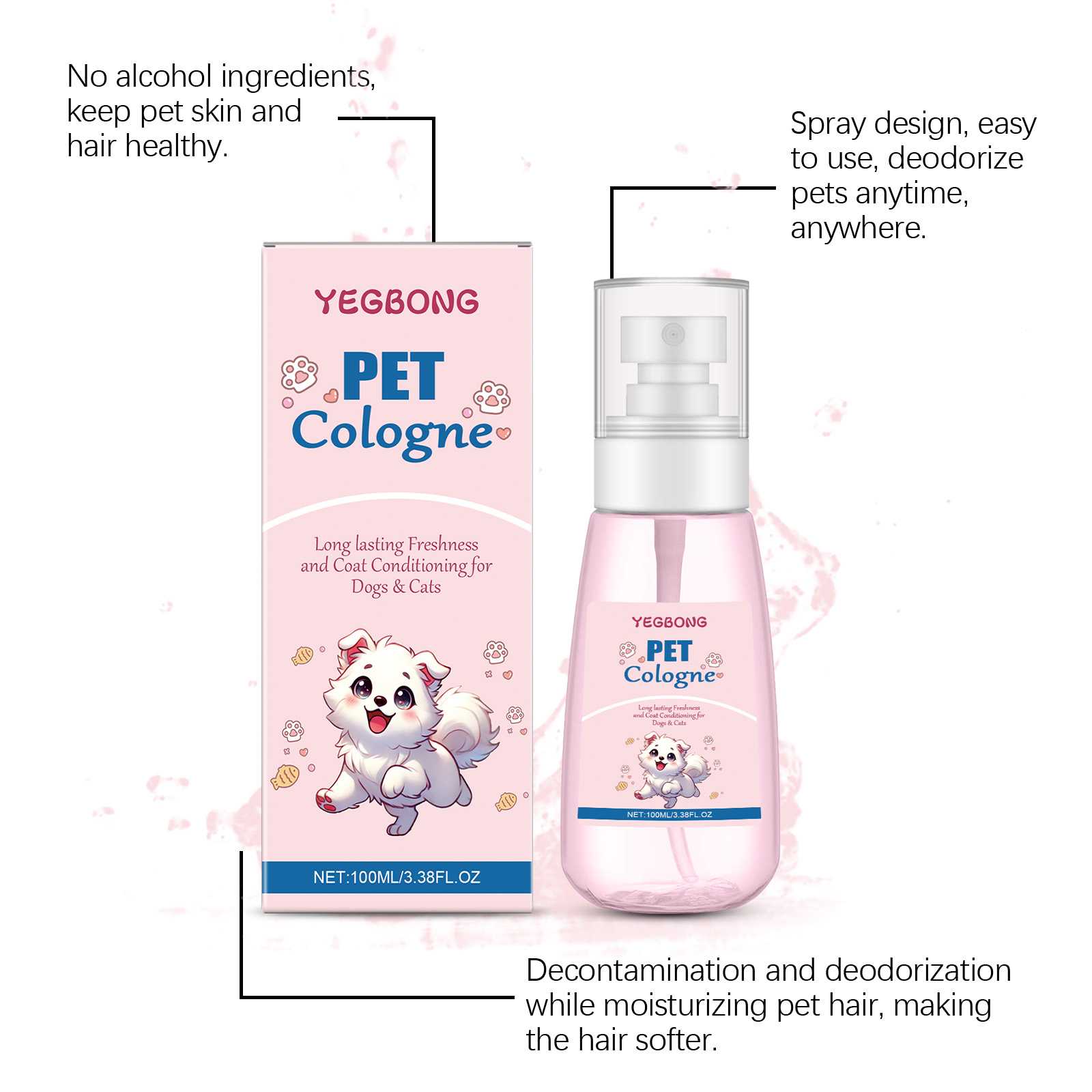 YEGBONG Pet Cologne It emits t - Pet Cologne Spray ulasan dan harga