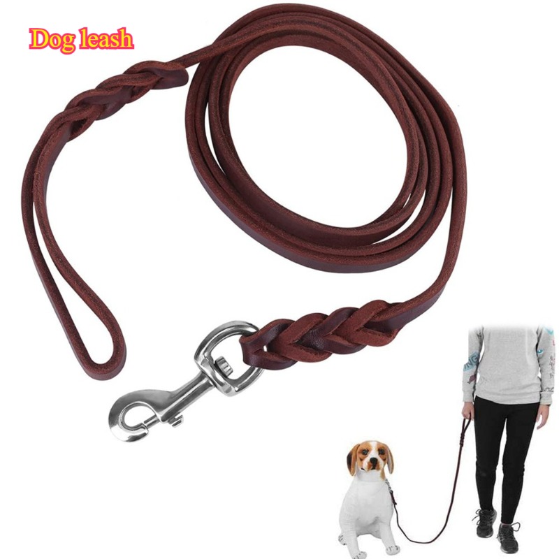 First layer cowhide leash Germ - Pet Supplies First ulasan dan harga